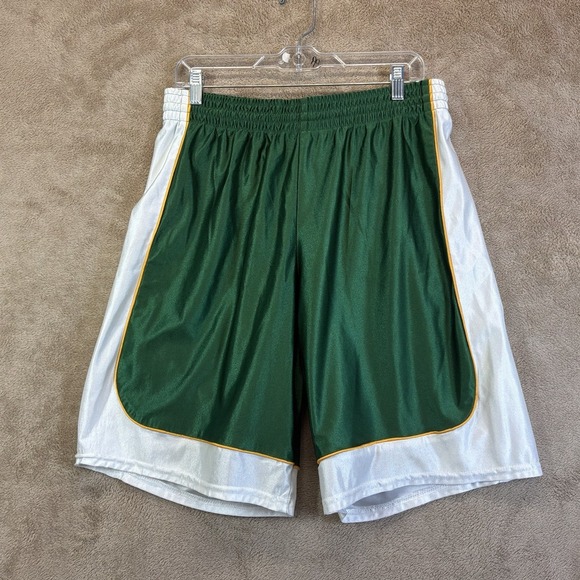 Teamwork Athletic Other - VTG Teamwork Athletic Apparel Shorts Men's XL  Green White Gym Basketball USA
